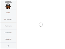 Tablet Screenshot of doublebaymassage.com